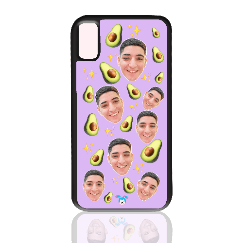 מגן לטלפון בעיצוב אישי אבוקדו (Avocado) – עם תמונה, שם או כיתוב - תמונה אמיתית של המגן