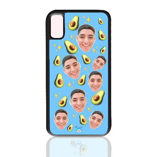 מגן לטלפון בעיצוב אישי אבוקדו (Avocado) – עם תמונה, שם או כיתוב - תמונה אמיתית של המגן
