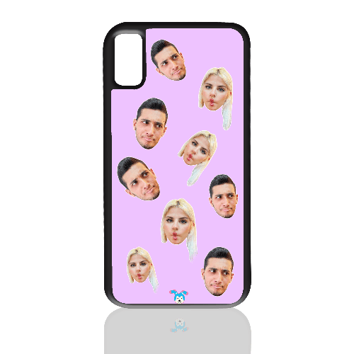 מגן לטלפון בעיצוב אישי – עם פרצופים - מתאים לדגמי אייפון וסמסונג