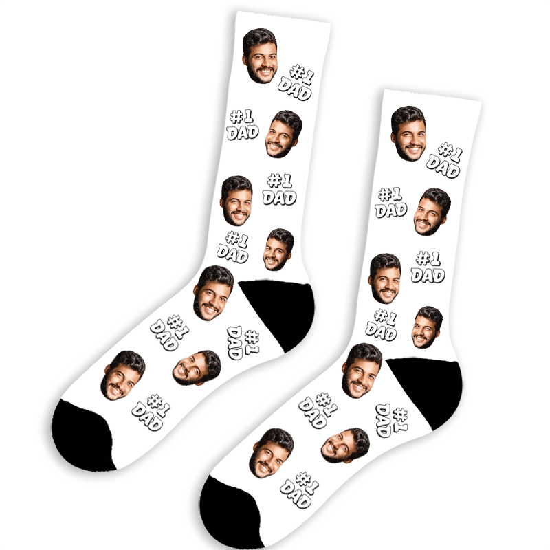 גרביים לאבא #1 - גרביים מודפסות בעיצוב אישי