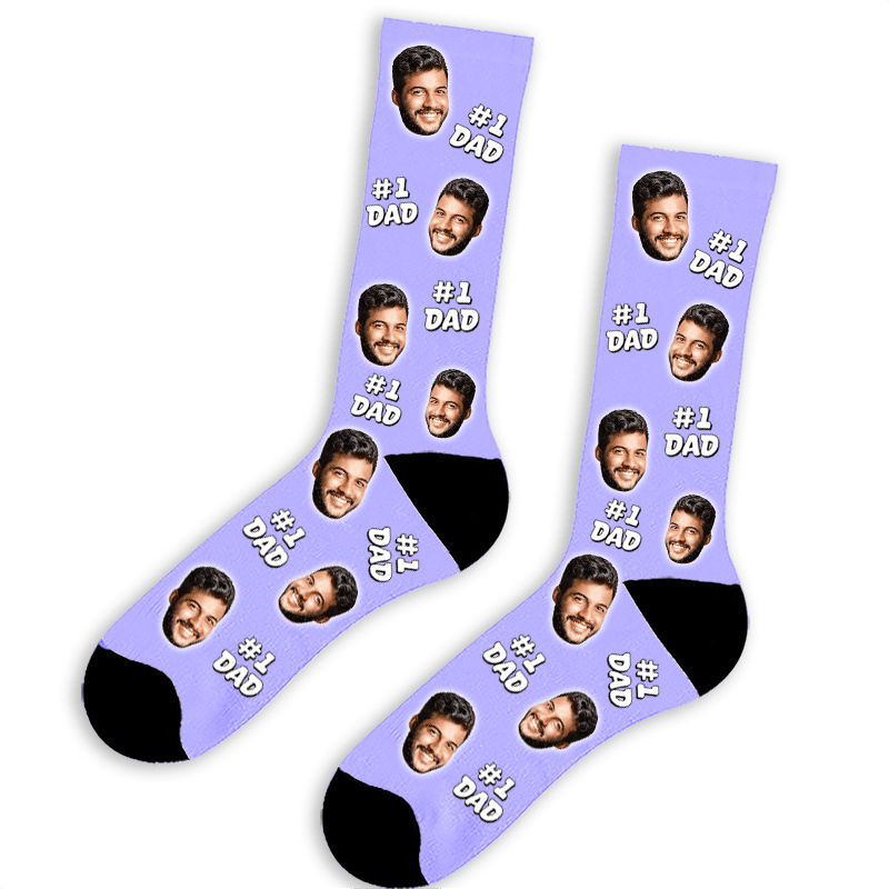 גרביים לאבא #1 - גרביים מודפסות בעיצוב אישי