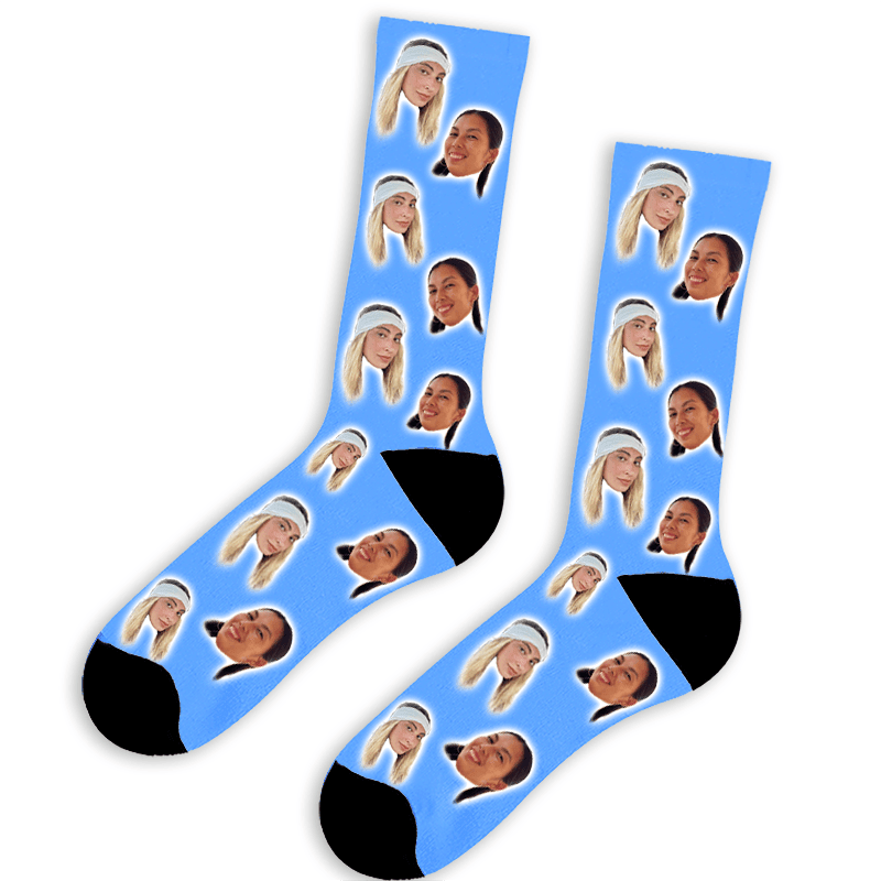 גרביים עם פרצופים - מתאים גם כמתנה לזוג