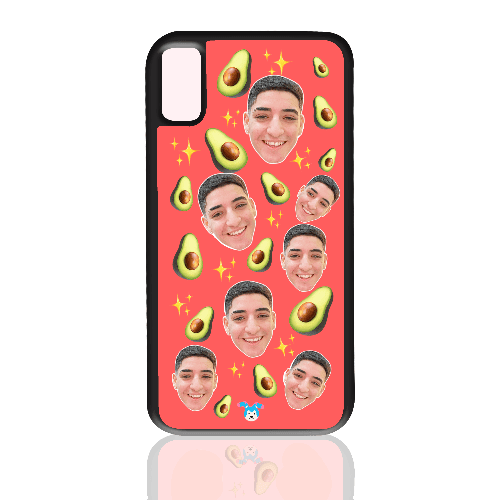 מגן לטלפון בעיצוב אישי אבוקדו (Avocado) – עם תמונה, שם או כיתוב - מתאים לדגמי אייפון וסמסונג