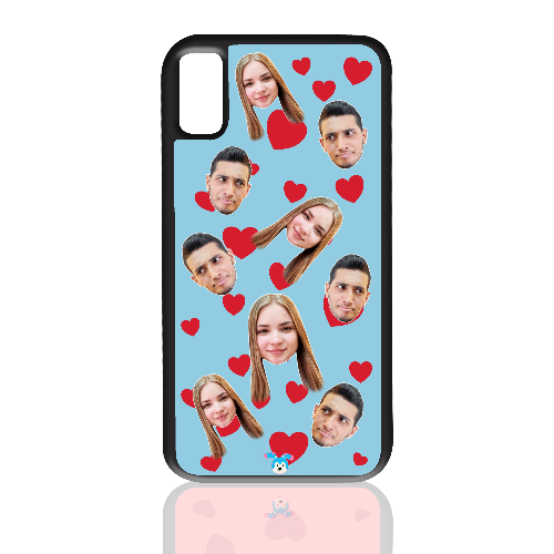 מגן לטלפון בעיצוב אישי - לבבות