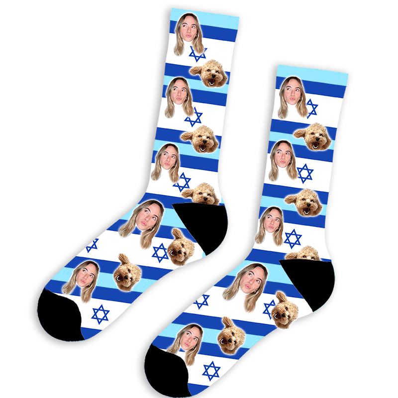 גרביים עם פרצוף - שוגיס פטריוט