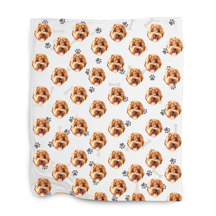 הכלב שלי על שמיכה - שמיכה עם תמונה בעיצוב אישי