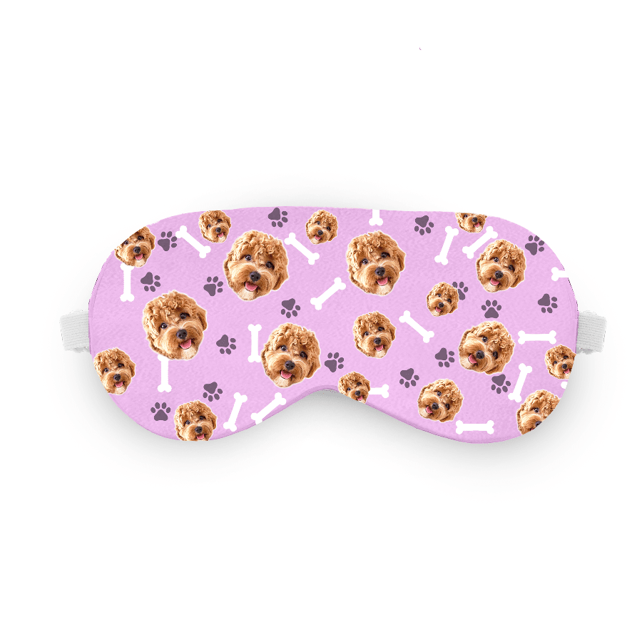 הכלב שלי על כיסוי עיניים – כיסוי עיניים עם תמונה של הכלב בעיצוב אישי - תמונה אמיתית של המוצר