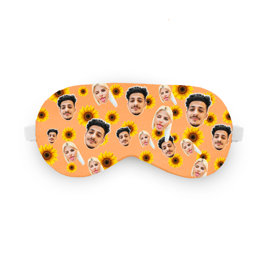 כיסוי עיניים סאנשיין - הדפסה איכותית על מסכת שינה