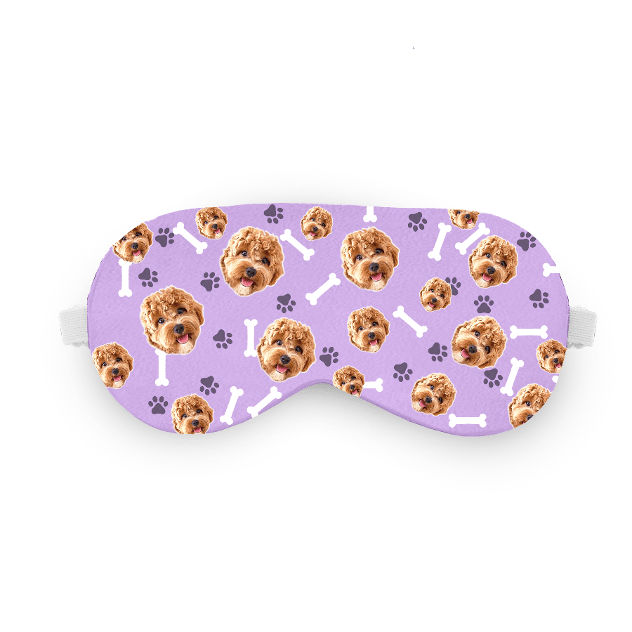 הכלב שלי על כיסוי עיניים – כיסוי עיניים עם תמונה של הכלב בעיצוב אישי