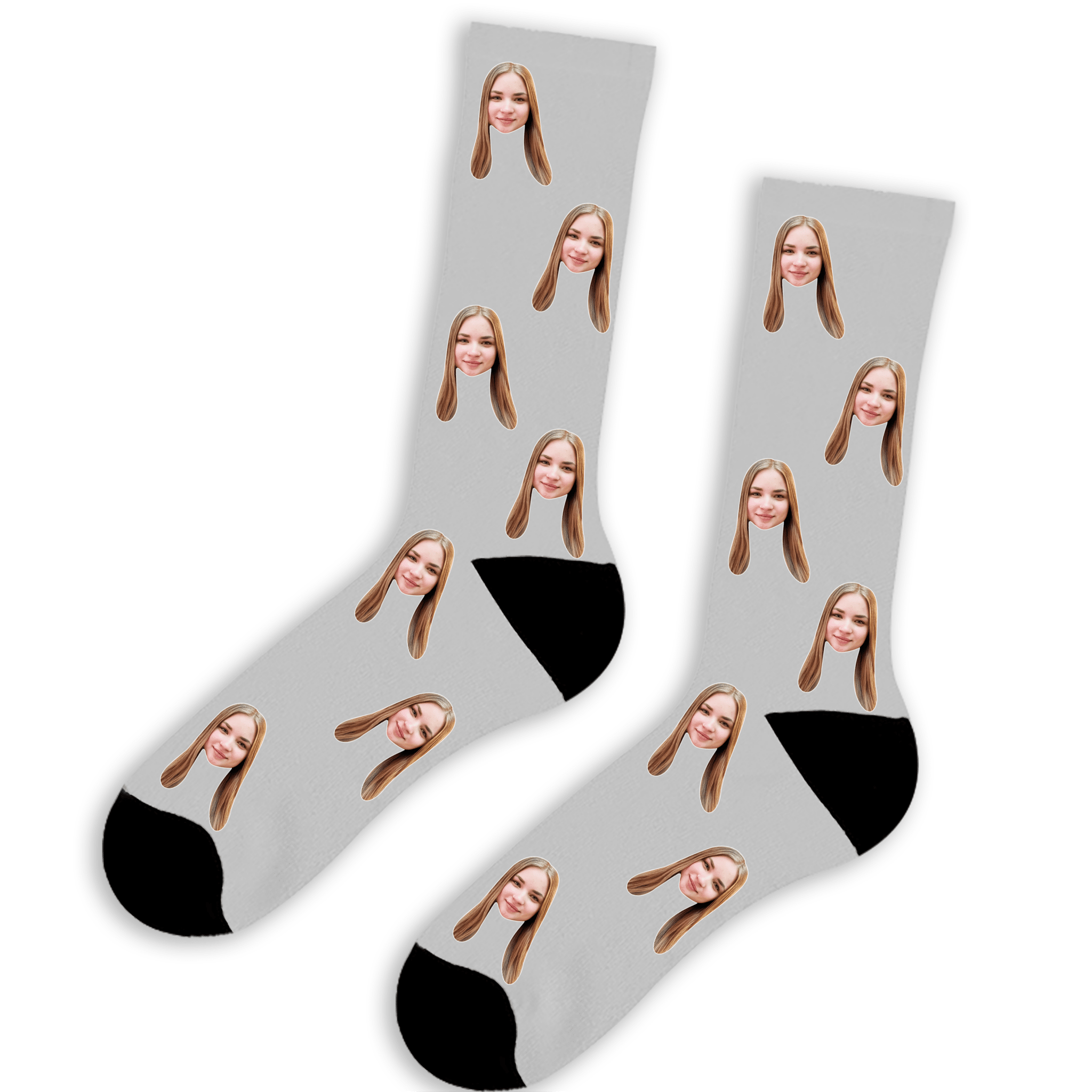 גרביים עם פרצוף - גרביים מודפסות בעיצוב אישי