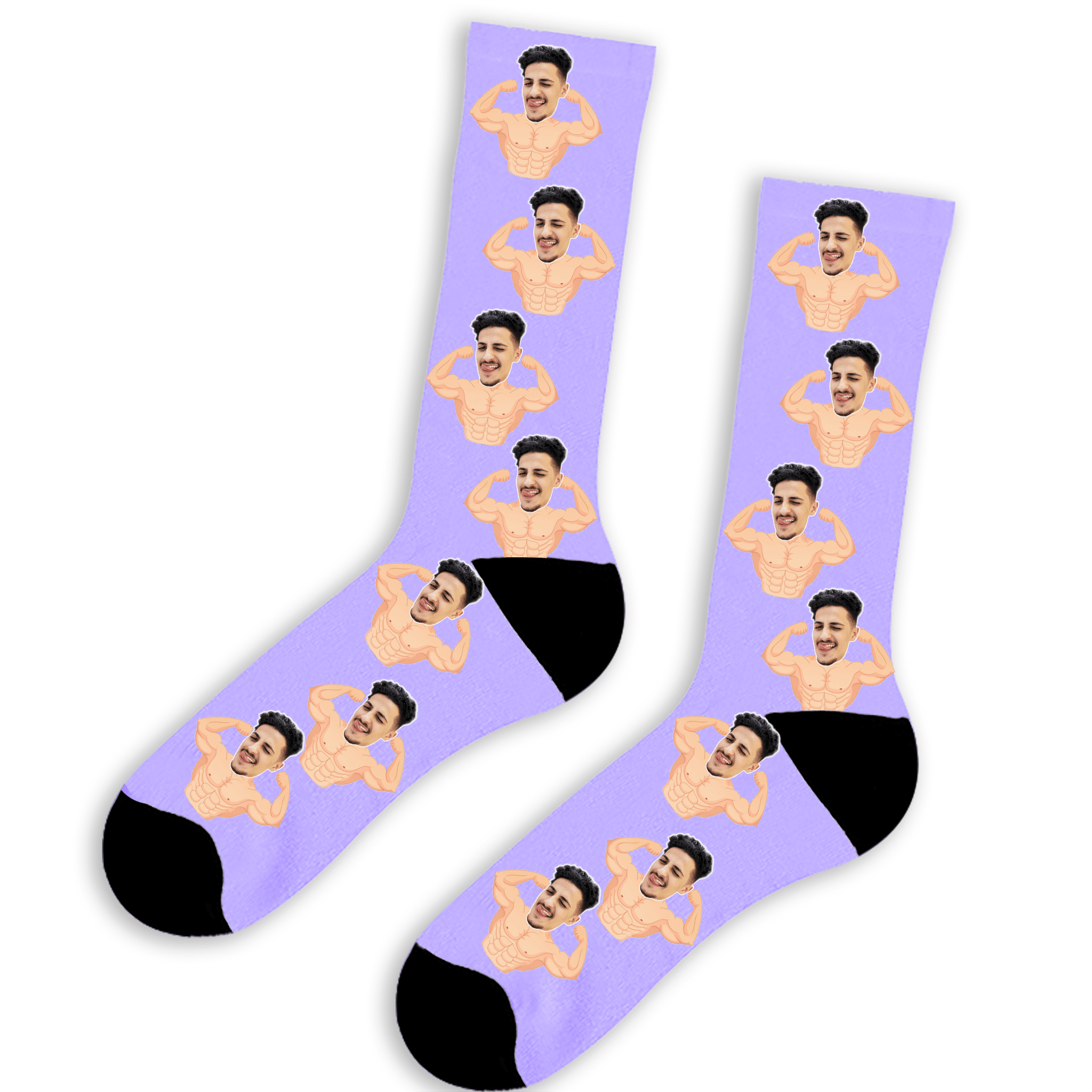 גרבי חזקים - גרביים מודפסות בעיצוב אישי