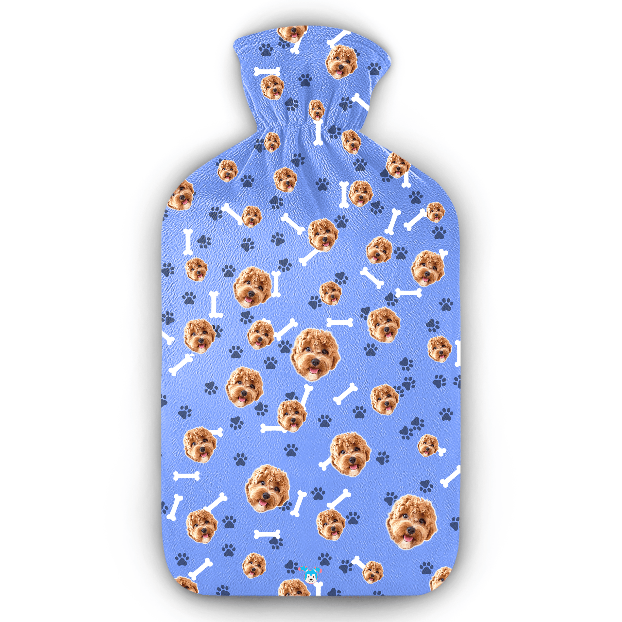 הכלב שלי על בקבוק מים חמים - בקבוק מים בעיצוב אישי