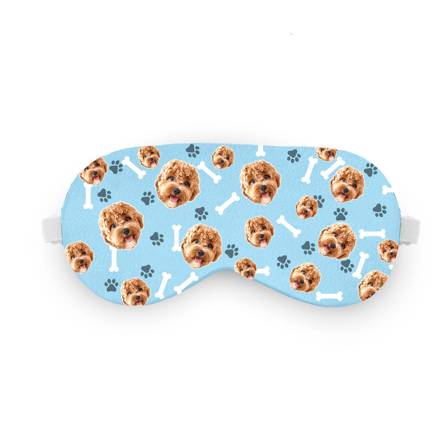 הכלב שלי על כיסוי עיניים – כיסוי עיניים עם תמונה של הכלב בעיצוב אישי - כיסוי עיניים בעיצוב אישי