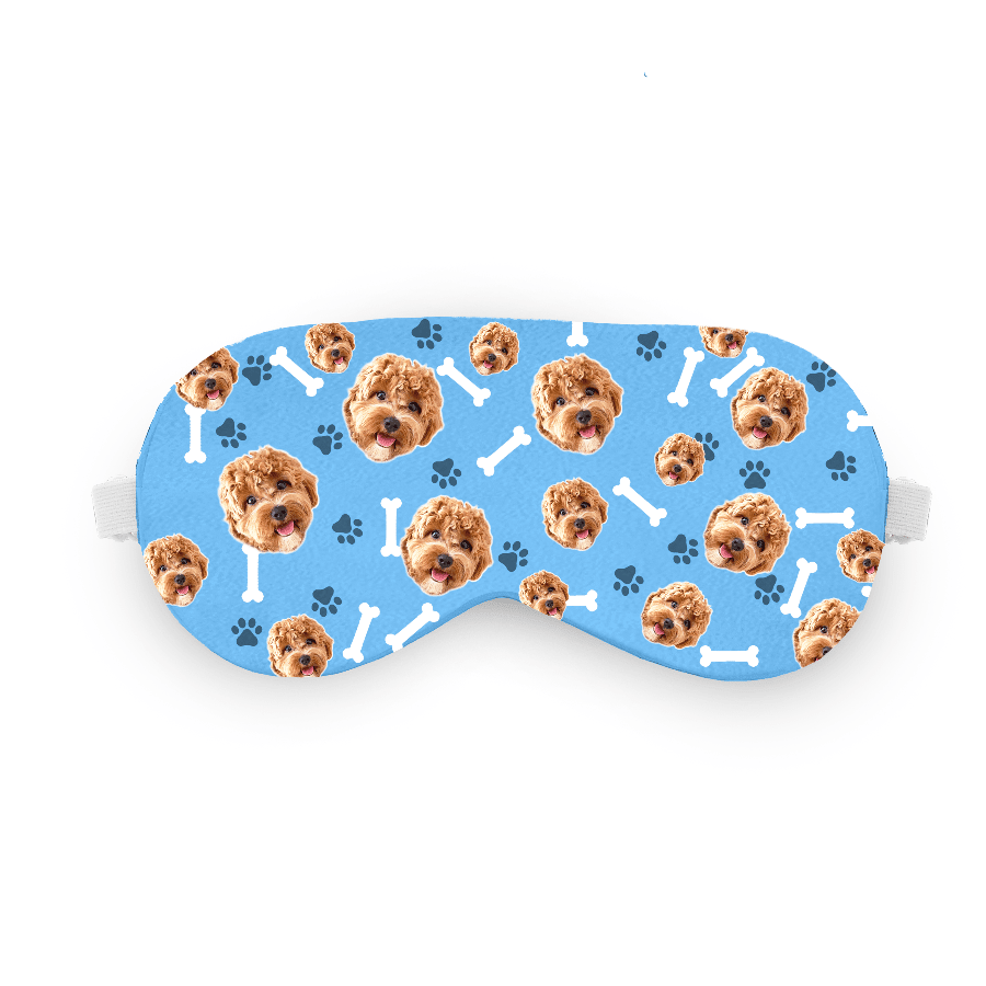 הכלב שלי על כיסוי עיניים – כיסוי עיניים עם תמונה של הכלב בעיצוב אישי - כיסוי עיניים בעיצוב אישי