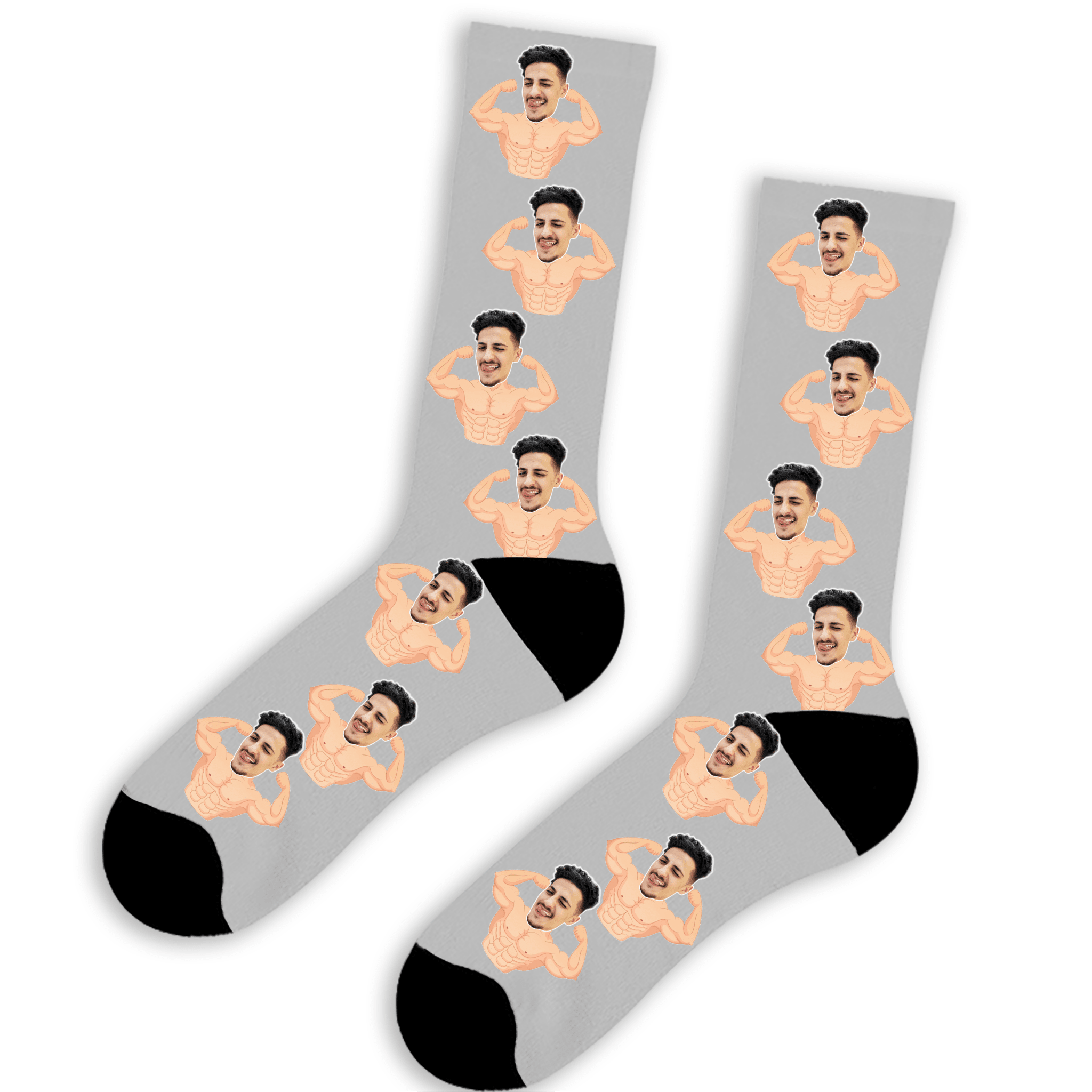 גרבי חזקים - גרביים מודפסות בעיצוב אישי