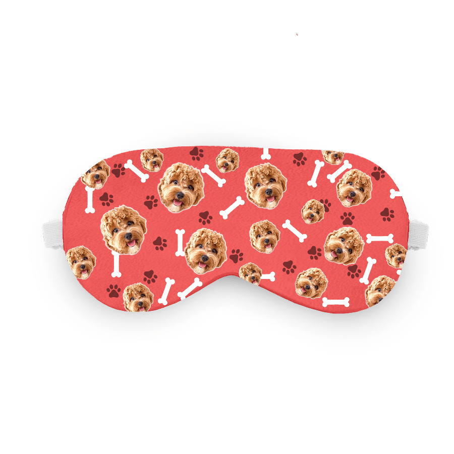 הכלב שלי על כיסוי עיניים – כיסוי עיניים עם תמונה של הכלב בעיצוב אישי