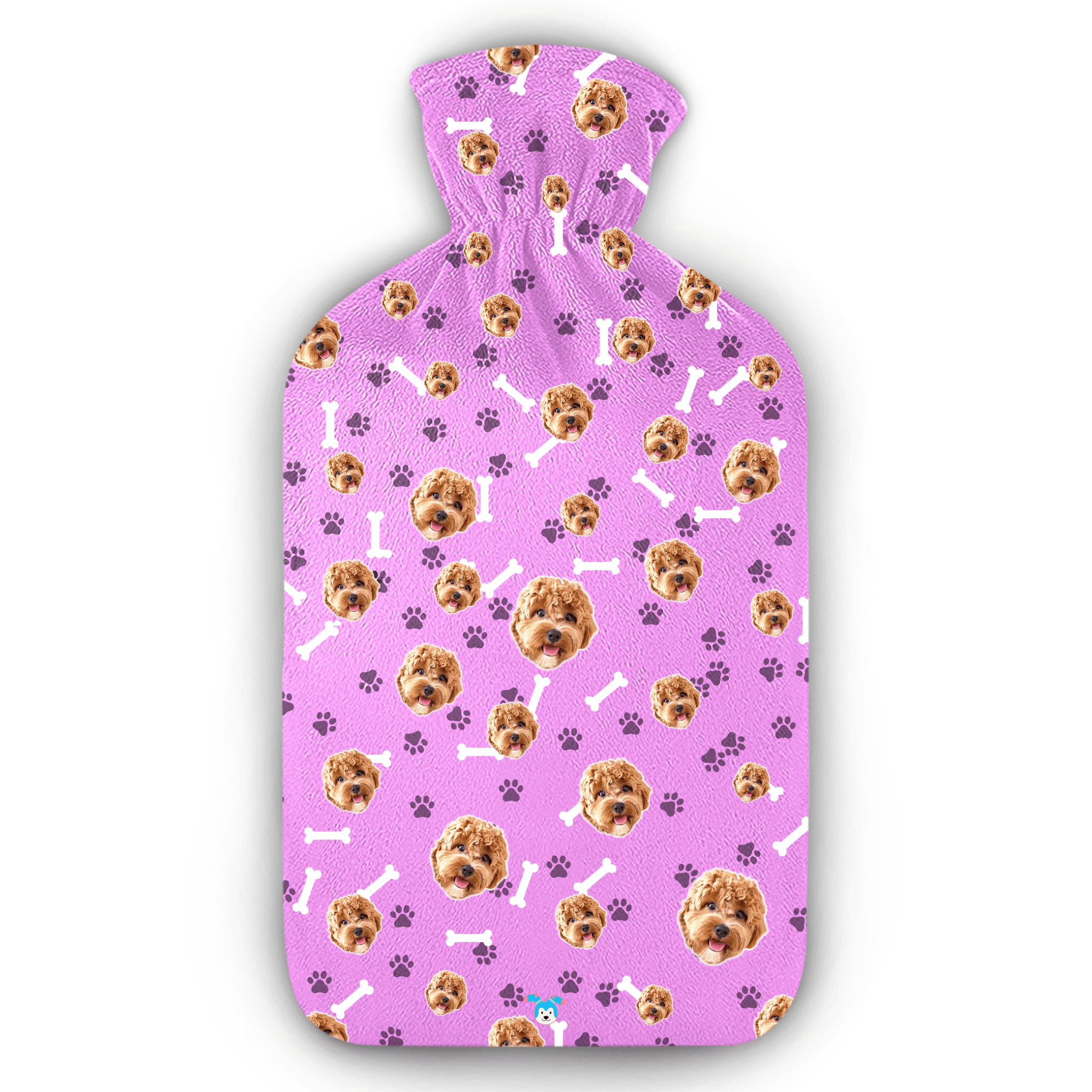 הכלב שלי על בקבוק מים חמים - הדפסה איכותית על הבקבוק